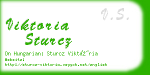 viktoria sturcz business card